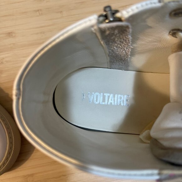 ZADIG & VOLTAIRE High Flash Sneakers Size 37 - Picture 15 of 16